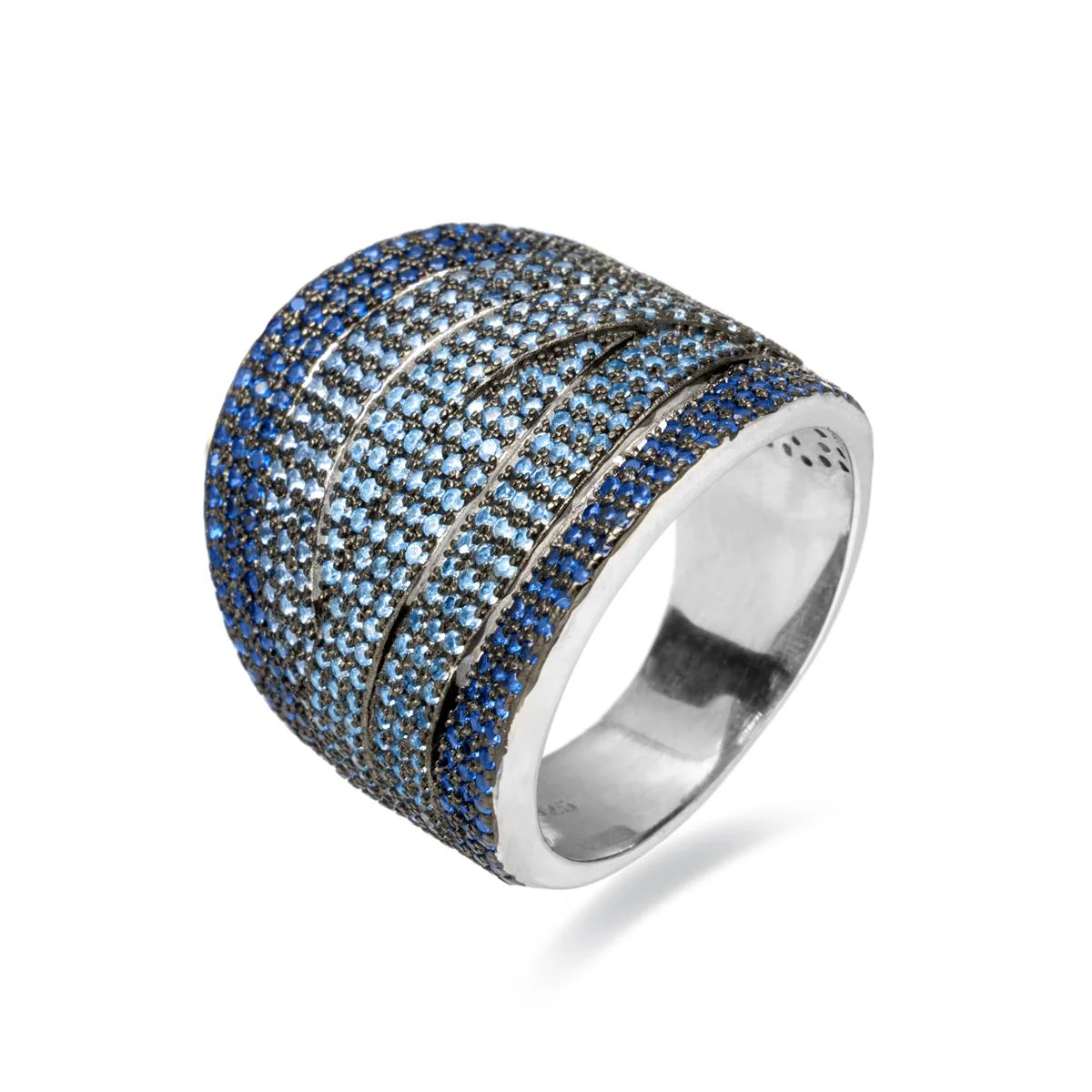 Anillo Kaboe Plata de Ley 925 - Kaboe AZUL