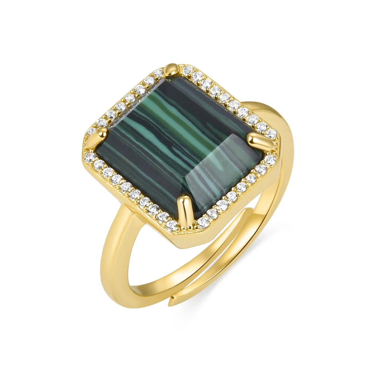 Anillo Kakan Plata De Ley 925 - Kakan VERDE