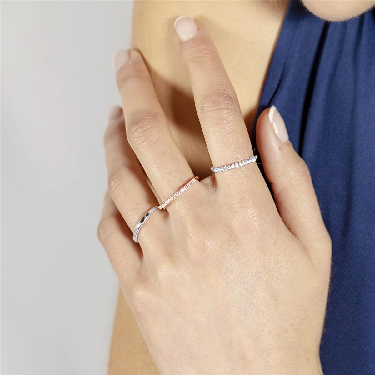 Anillo Luxenter Oro De Ley De 18 Quilates - Kikop BLANCO - Image 5