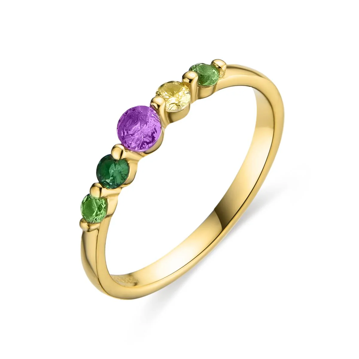 Anillo Kimo Plata de Ley 925 - Kimo MULTICOLOR