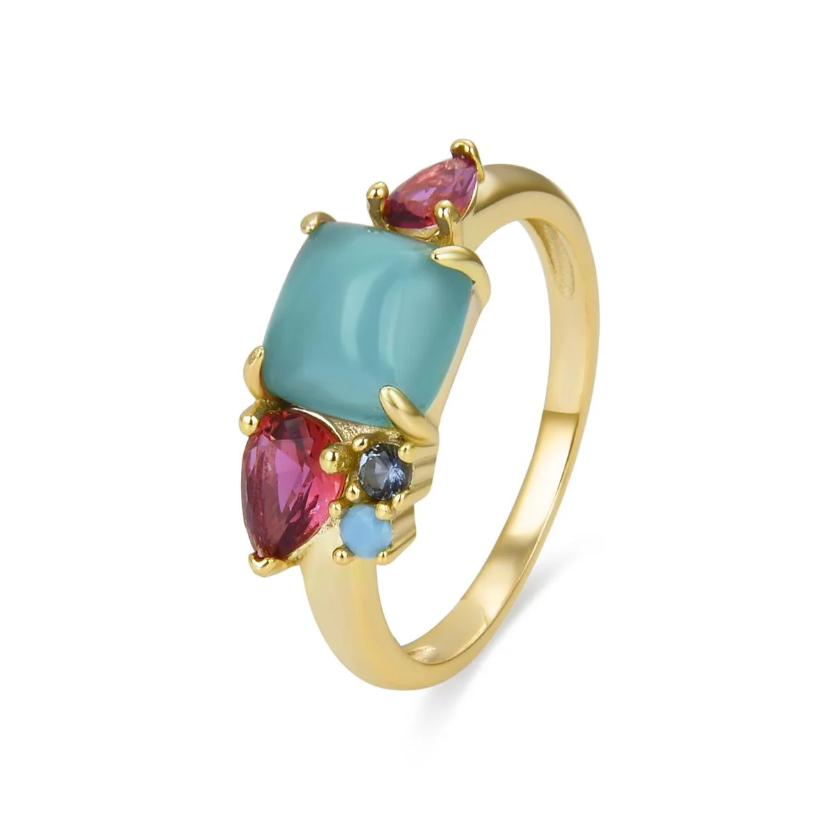 Anillo Kiylu Plata De Ley 925 - Kiylu MULTICOLOR