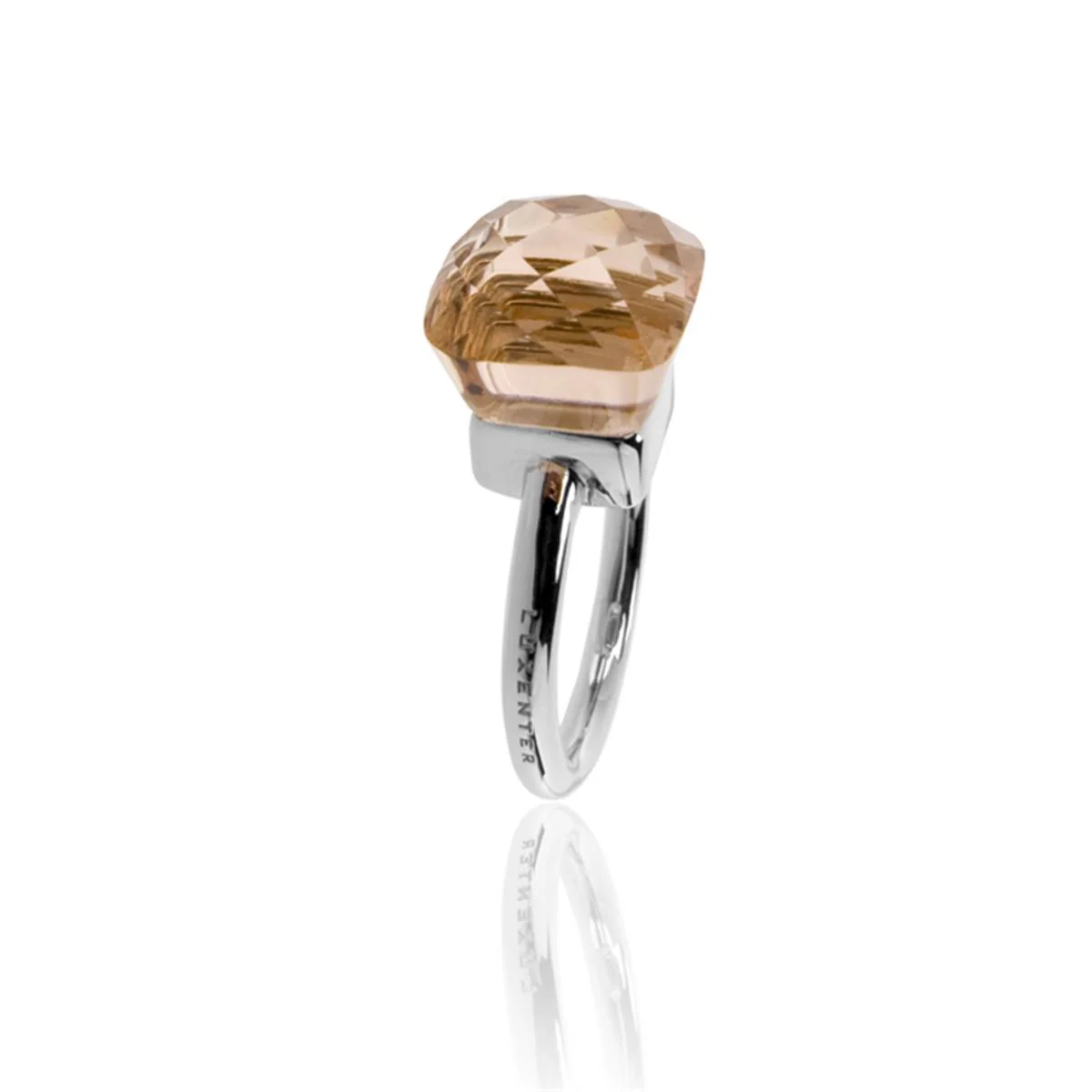 Anillo Kobe Plata De Ley 925 - Kobe NARANJA
