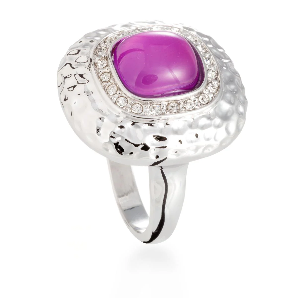 Anillo Koi acabado en Rodio - Koi MORADO