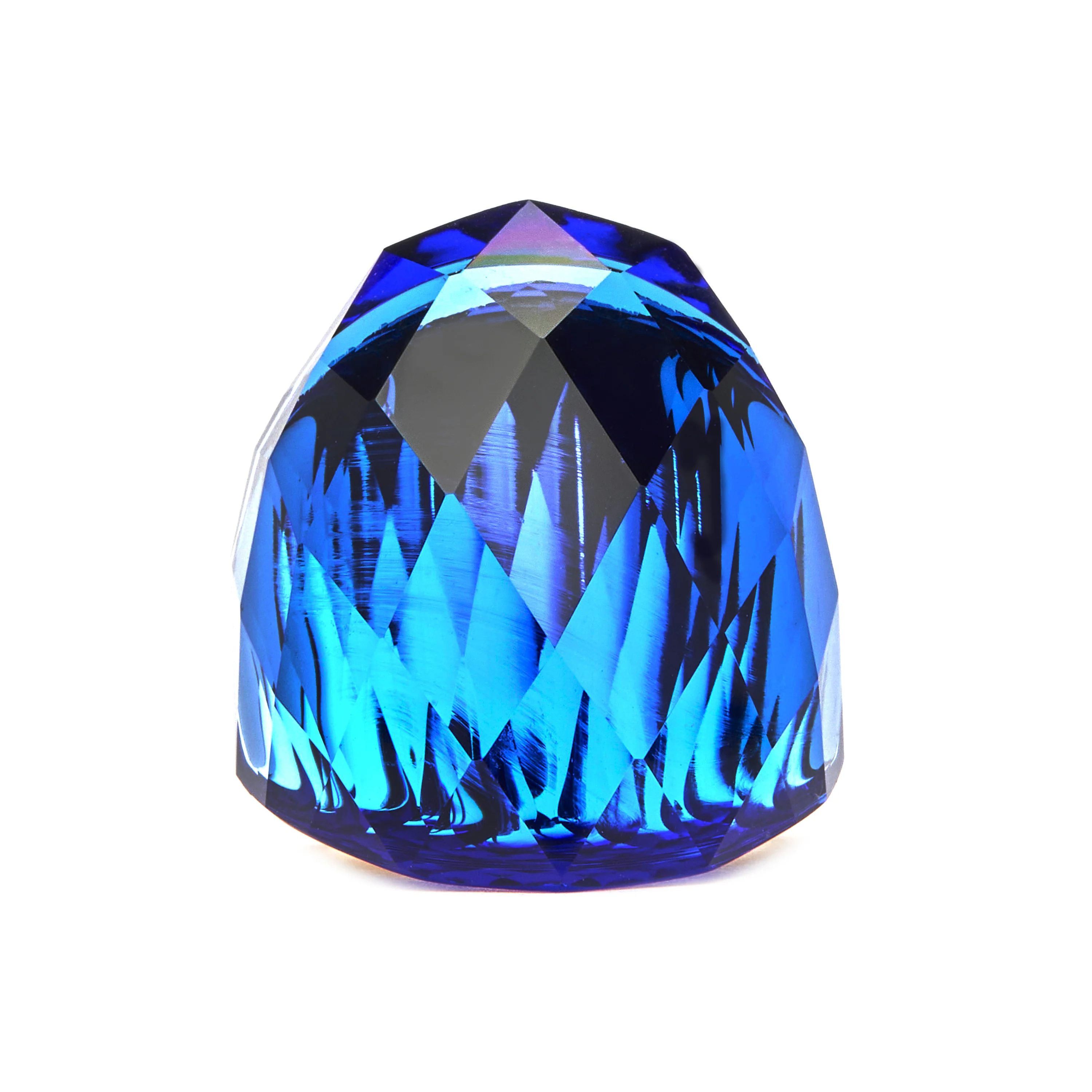 Anillo de Cuarzo Hidrotermal Lapislazuli acabado en oro amarillo 18K - Konsil - Image 5