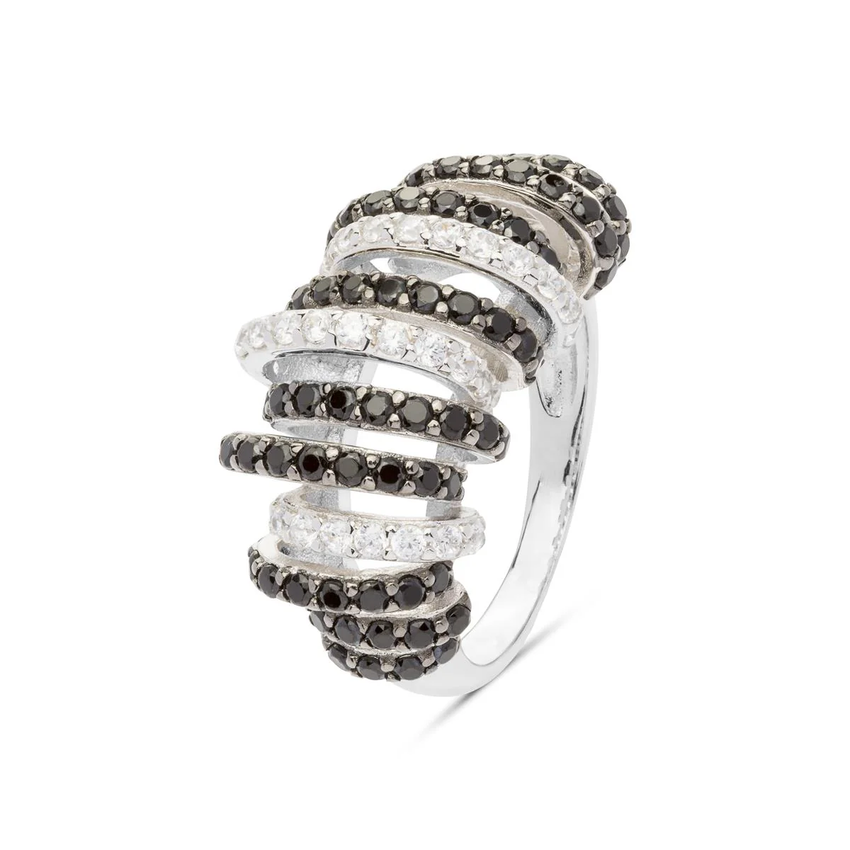 Anillo Kulin Plata De Ley 925 - Kulin NEGRO