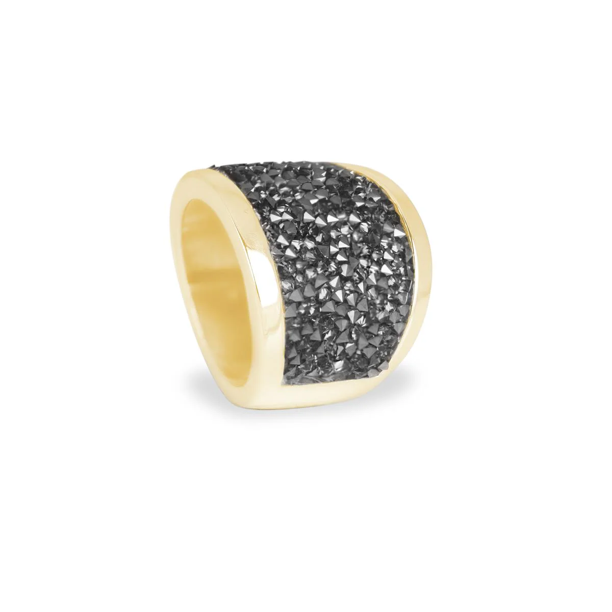 Anillo Kwane acabado en Oro Amarillo de 18 Kts - Kwane GRIS