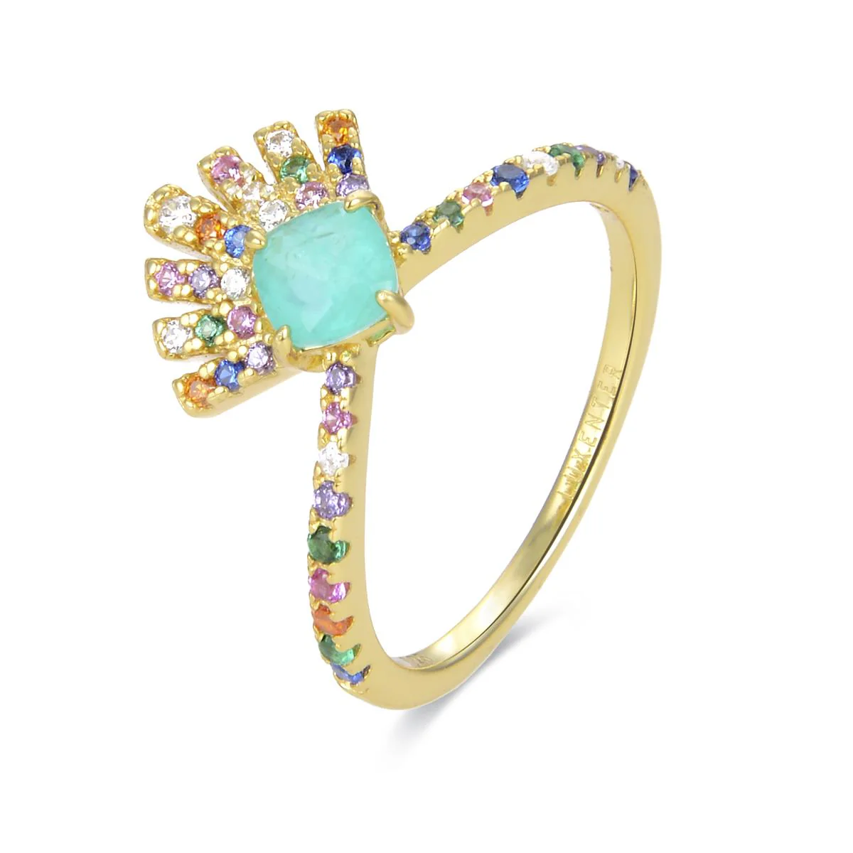 Anillo Ladmar Plata De Ley 925 - Ladmar MULTICOLOR