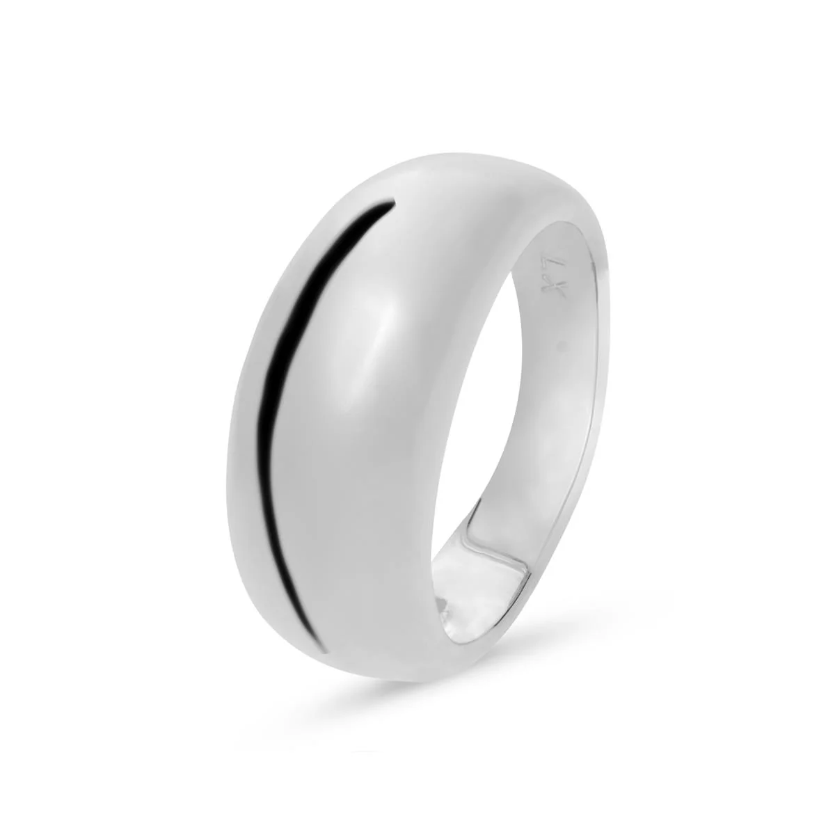 Anillo Leofwerd acabado en Rodio - Leofwerd GRIS