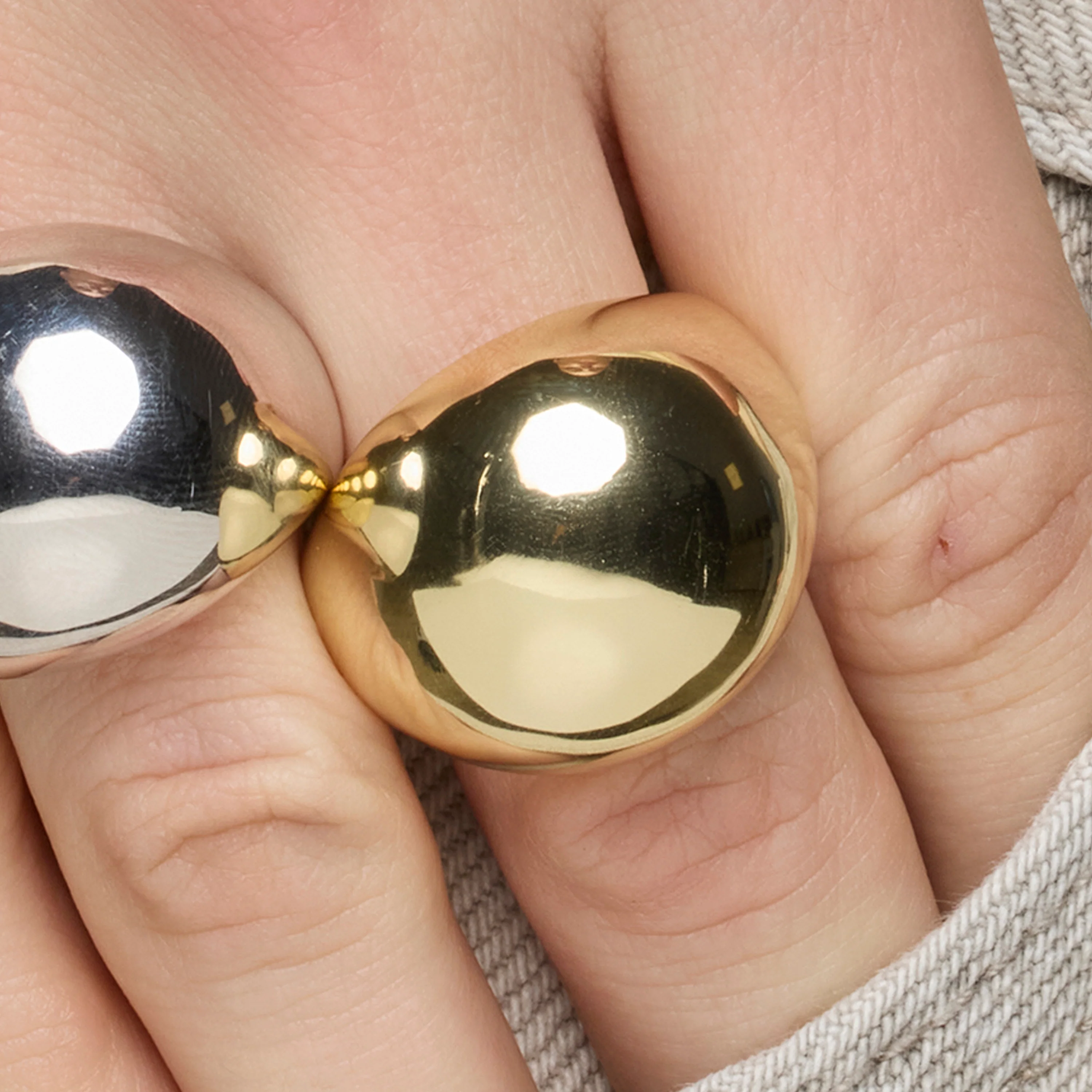 Anillo de Plata de Ley 925 acabado oro amarillo de 18k - Likol - Image 3