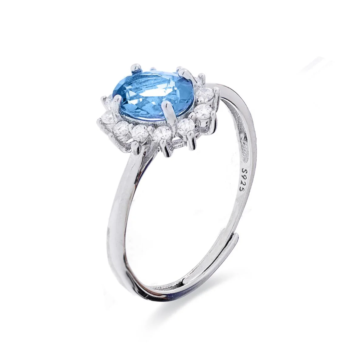 Anillo Lirian Plata de Ley 925 - Lirian AZUL