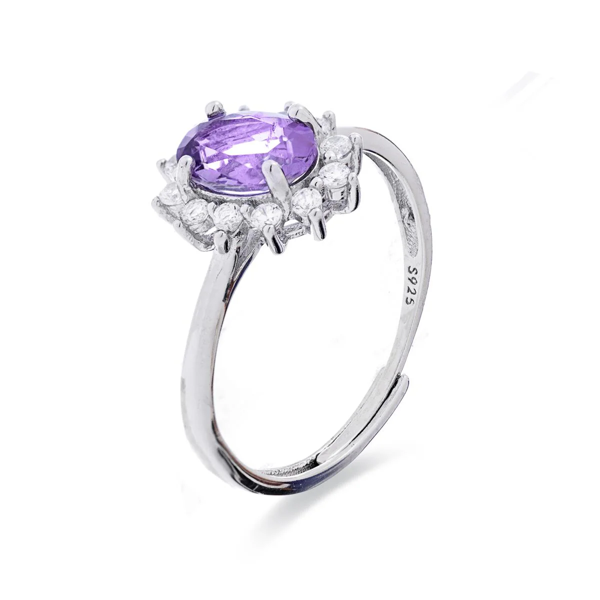 Anillo Lirian Plata de Ley 925 - Lirian MORADO