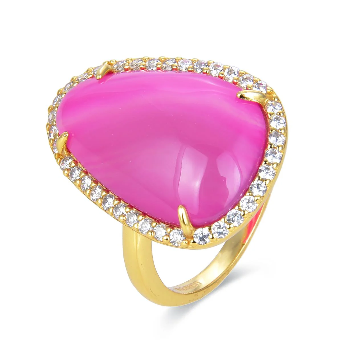 Anillo Lushi Plata De Ley 925 - Lushi AMARILLO
