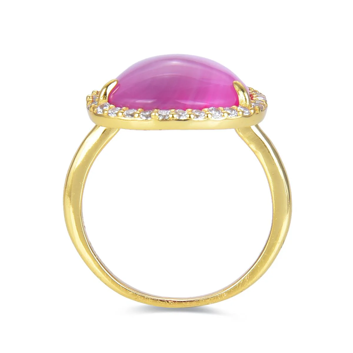 Anillo Lushi Plata De Ley 925 - Lushi AMARILLO - Image 4