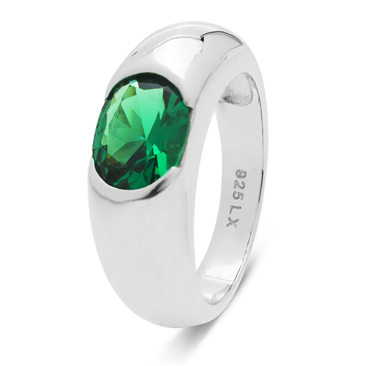 Anillo Luxenter Plata De Ley 925 - Luxenter VERDE