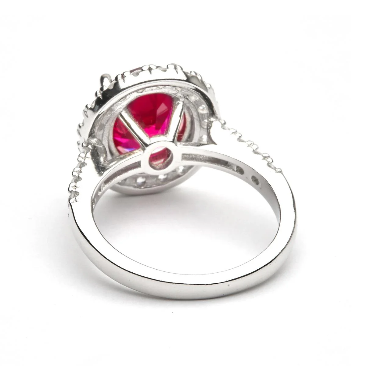 Anillo Lyla Plata de Ley 925 - Lyla ROJO - Image 3