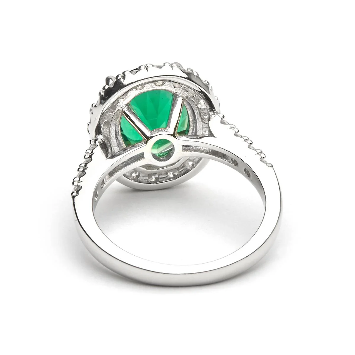Anillo Lyla Plata de Ley 925 - Lyla VERDE - Image 3