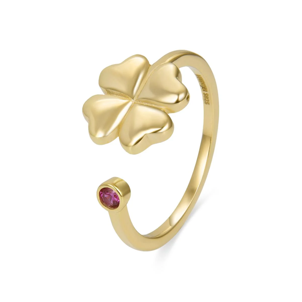 Anillo Mafayaz Plata De Ley 925 - Mafayaz ROJO