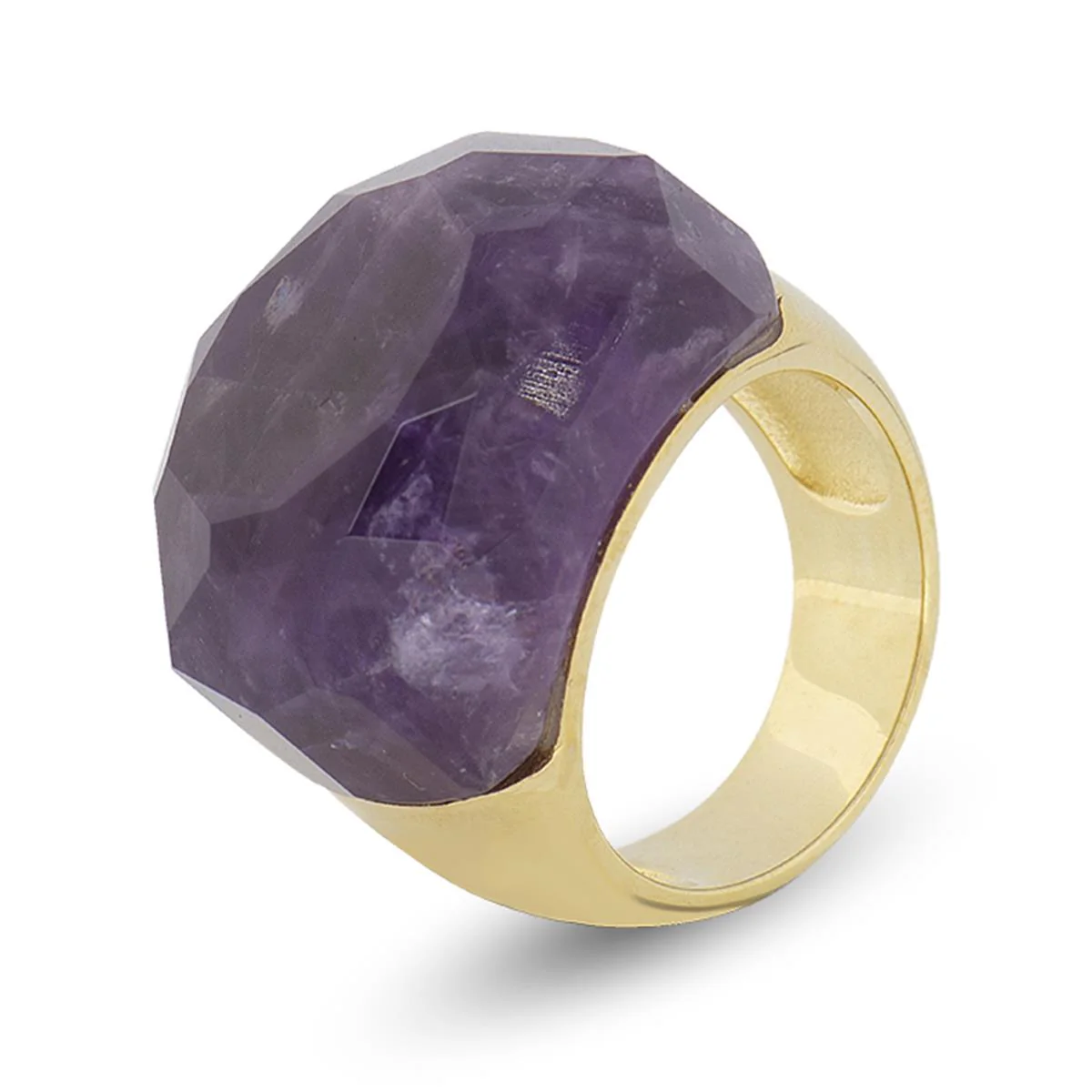 Anillo Maun Plata De Ley 925 - Maun MORADO