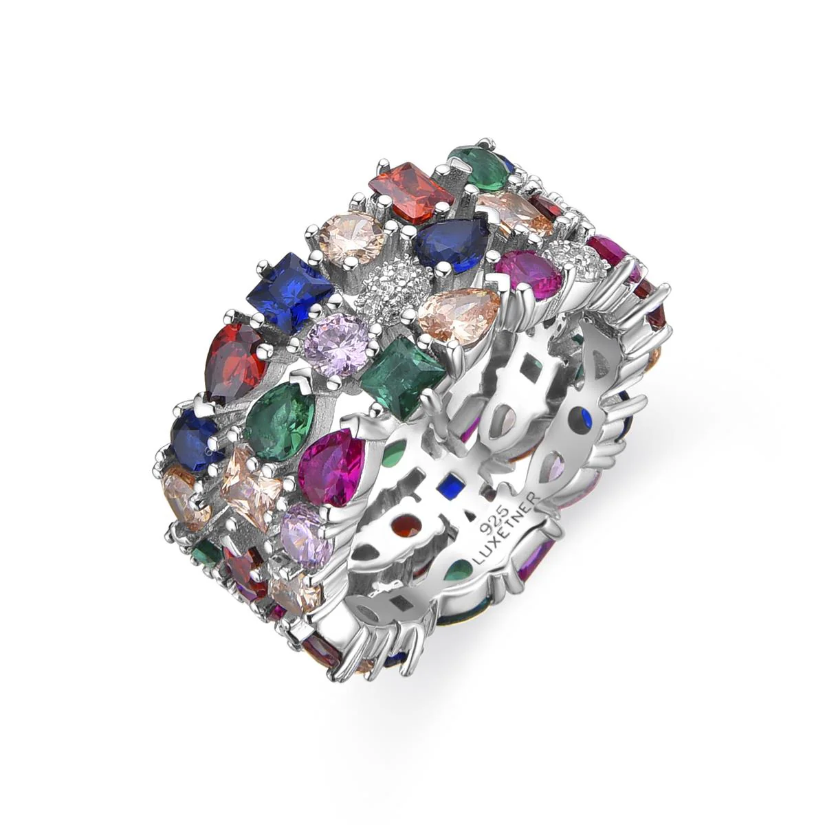 Anillo Merty Plata de Ley 925 - Merty MULTICOLOR