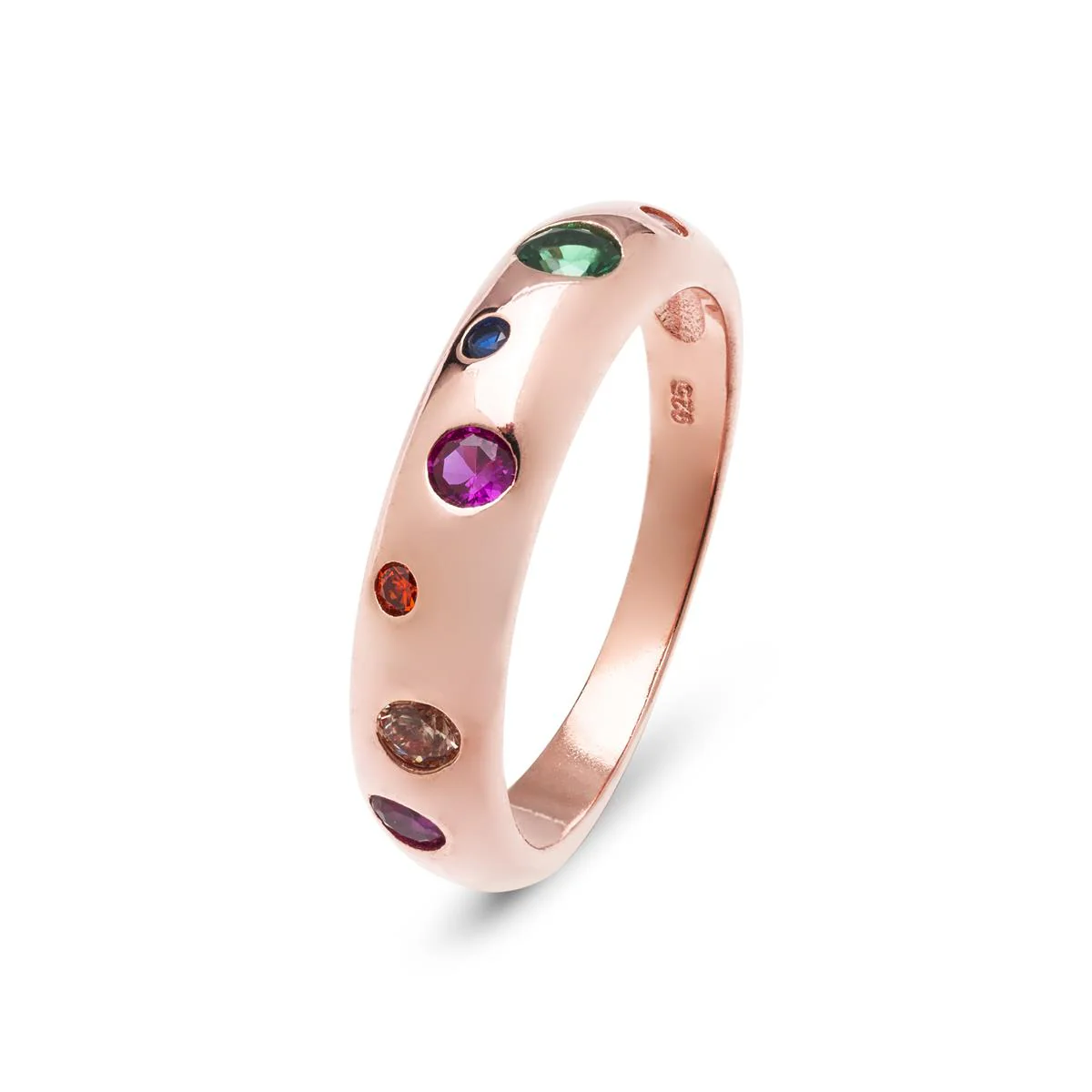 Anillo Mhe Plata De Ley 925 - Mhe MULTICOLOR