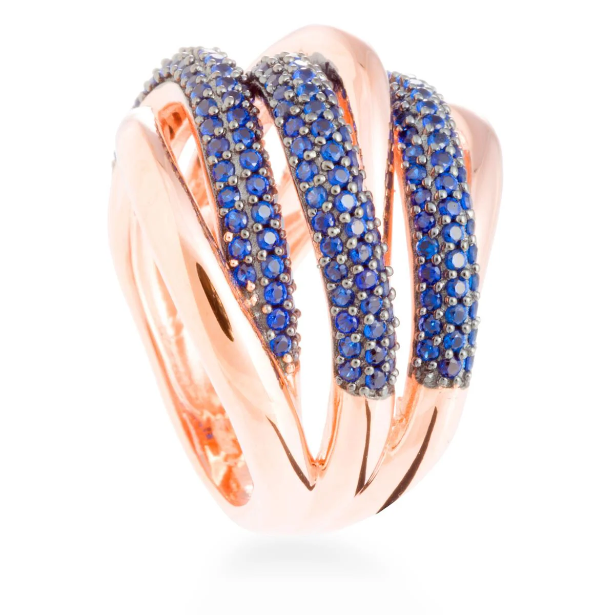 Anillo Mishka Plata De Ley 925 - Mishka AZUL