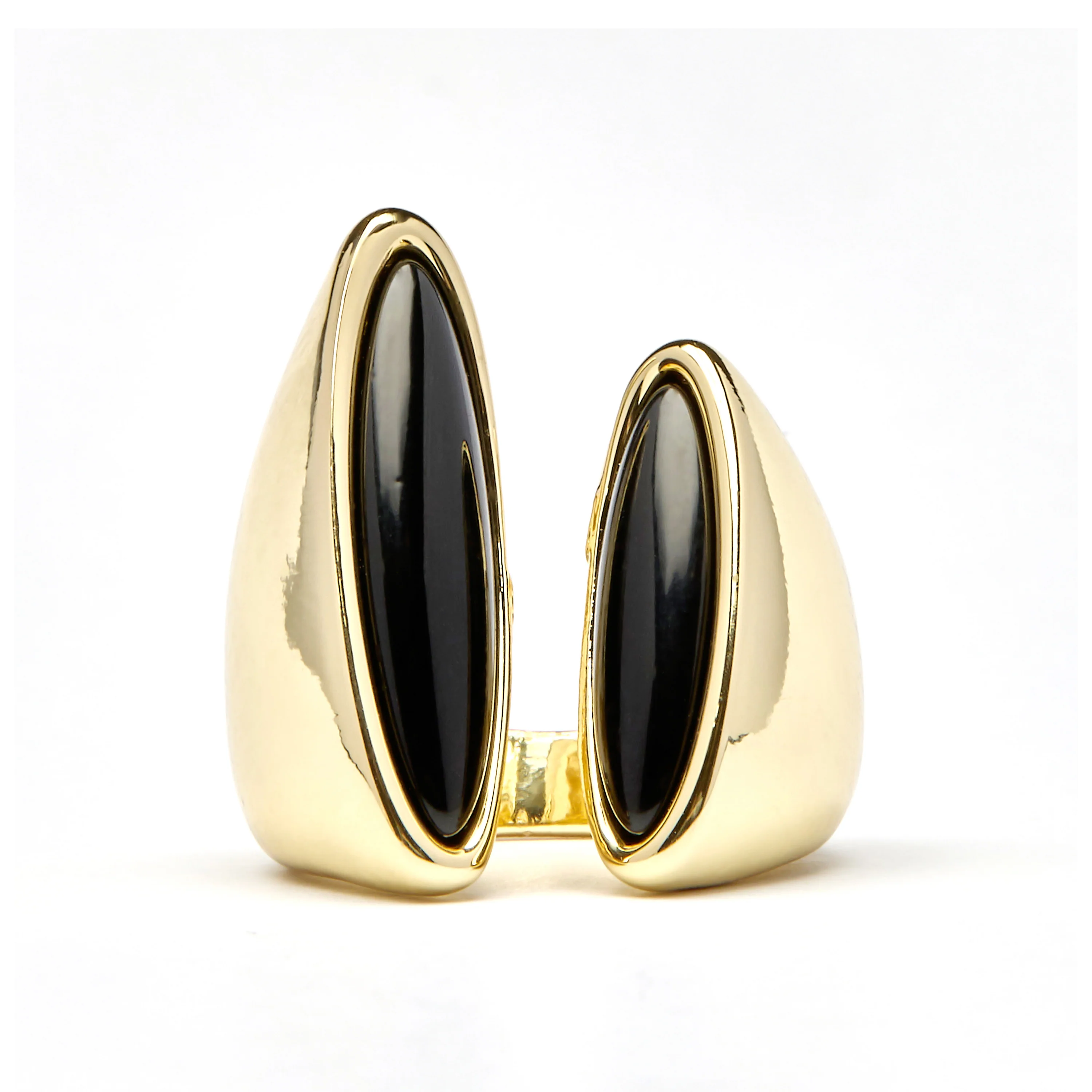 Anillo con Resina Negra acabado oro 18k - Modwi - Image 5
