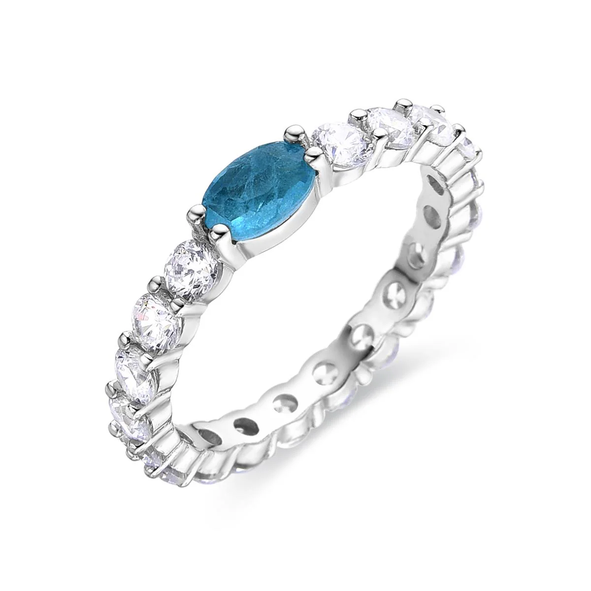 Anillo Moli Plata de Ley 925 - Moli VERDE