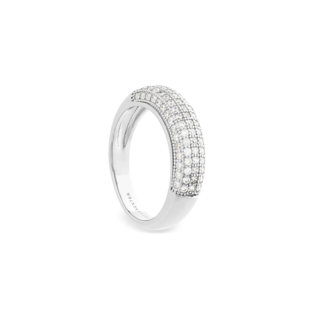 Anillo Mossi Plata De Ley 925 - Mossi BLANCO