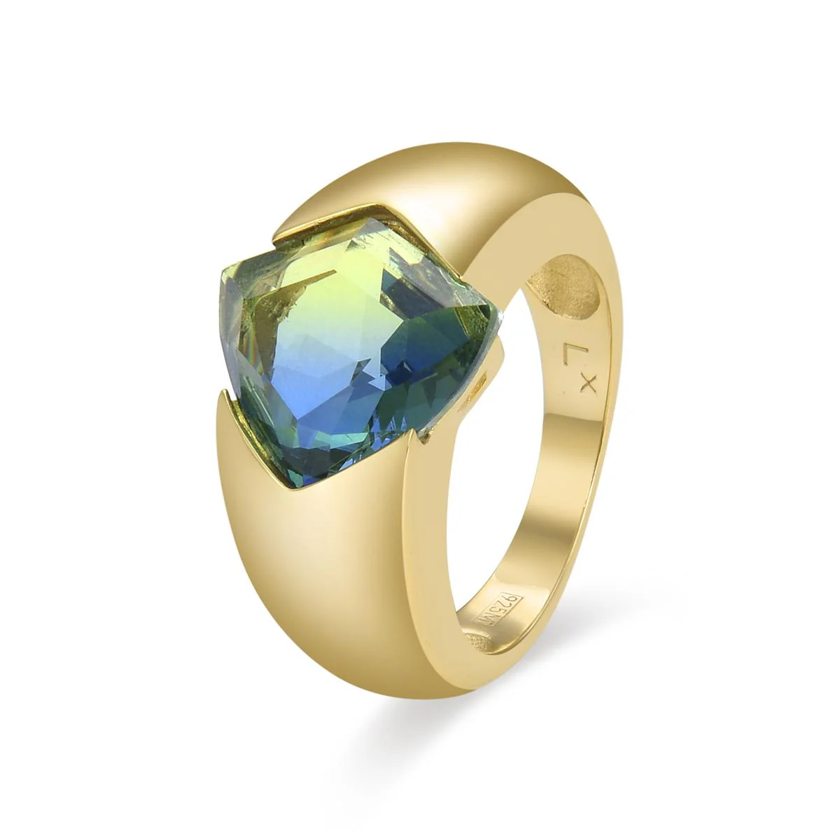 Anillo Mowa Plata De Ley 925 - Mowa VERDE