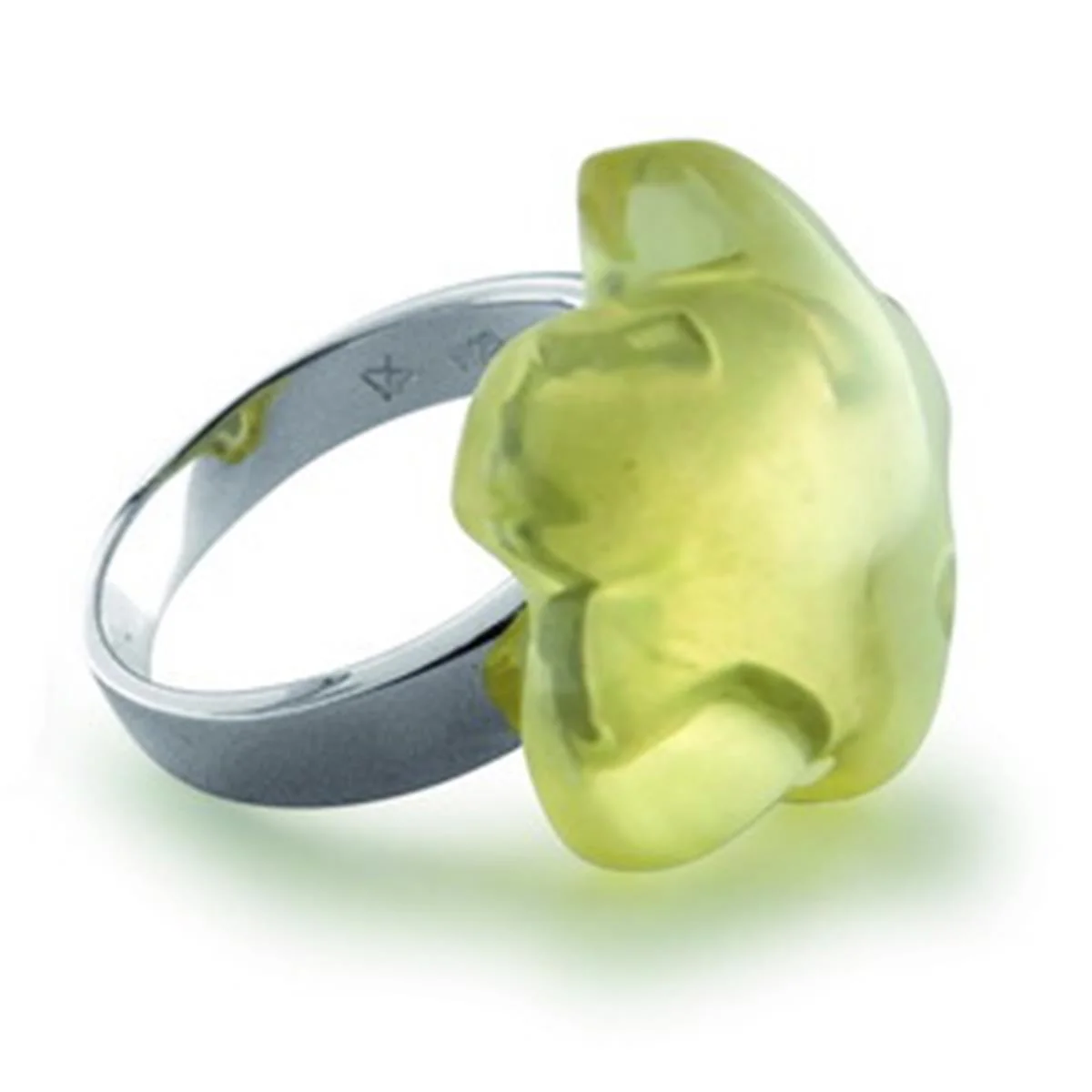 Anillo Naledi Plata De Ley 925 - Naledi AMARILLO