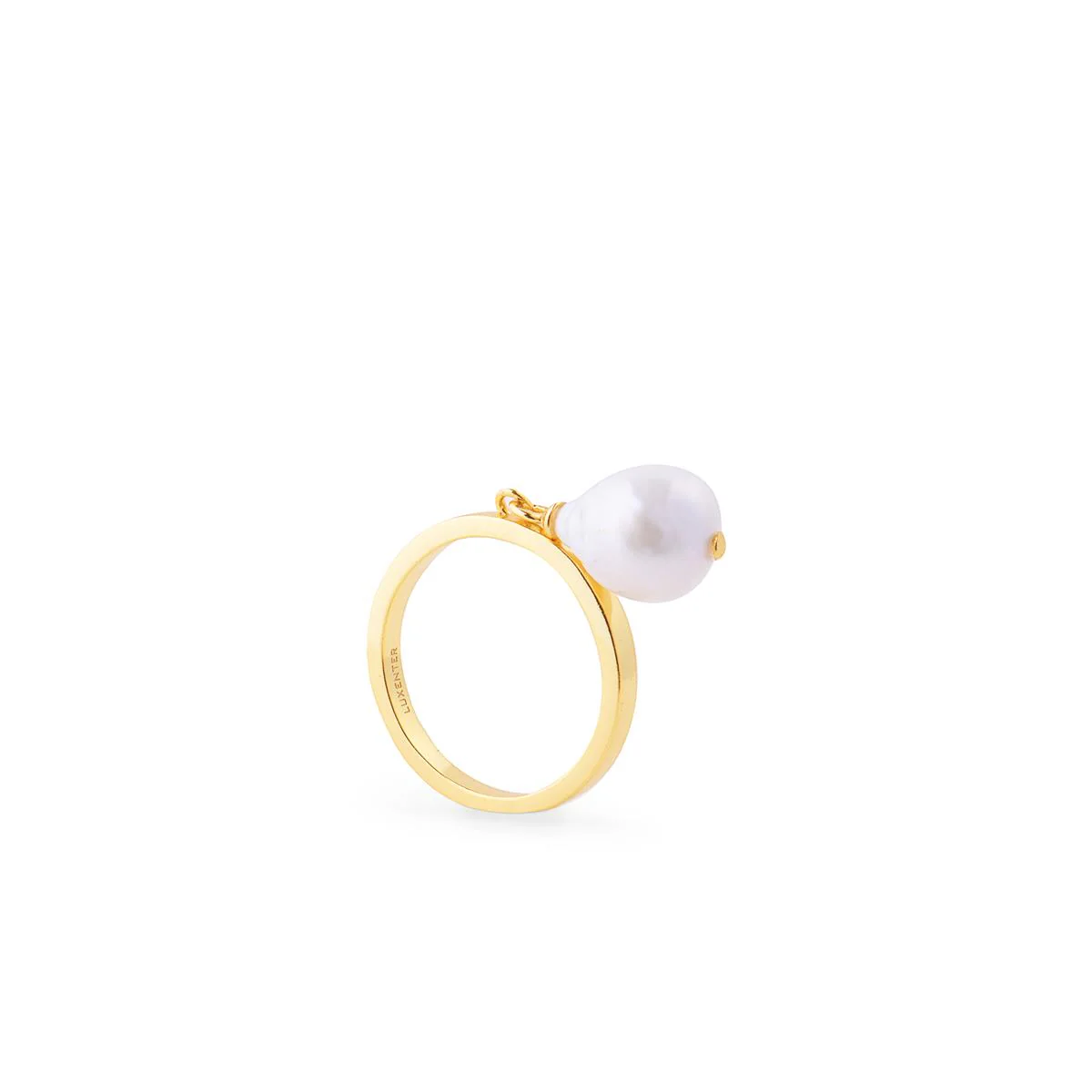 Anillo Nasmo De Plata De Ley 925 Con Baño De Oro A - Nasmo AMARILLO