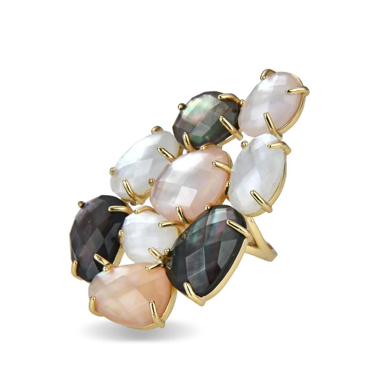 Anillo Nazha Plata De Ley 925 - Nazha MULTICOLOR