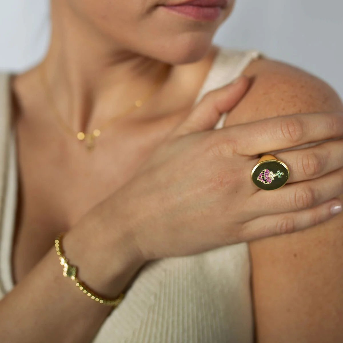 Anillo Nerys Plata De Ley 925 - Nerys MULTICOLOR - Image 5