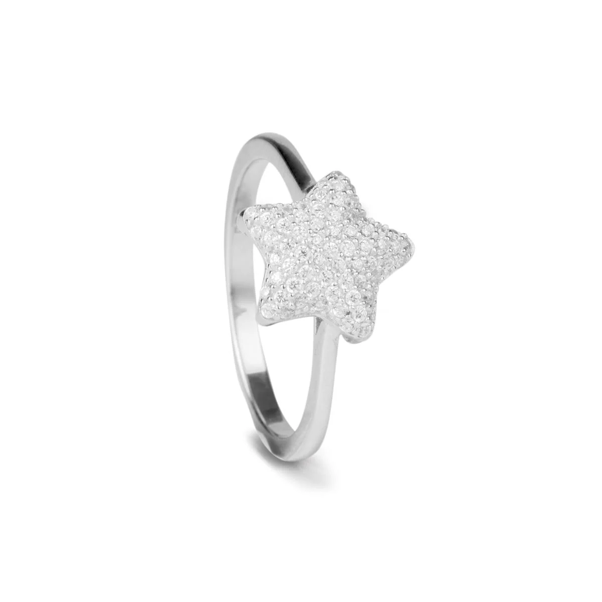 Anillo Nesa Plata De Ley 925 - Nesa BLANCO