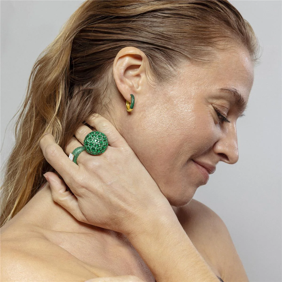 Anillo Nezon Plata de Ley 925 - Nezon VERDE - Image 4