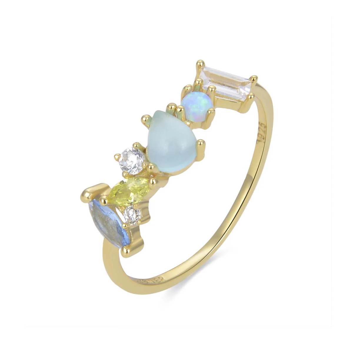 Anillo Nihask Plata De Ley 925 - Nihask AZUL