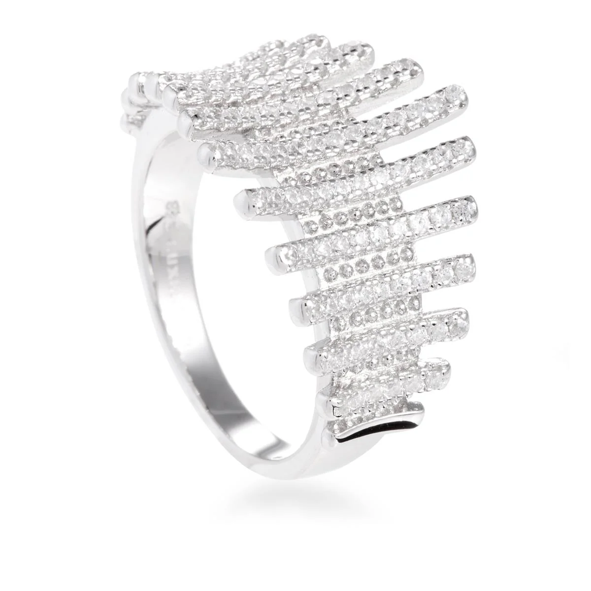 Anillo Nitrores Plata De Ley 925 - Nitrores BLANCO