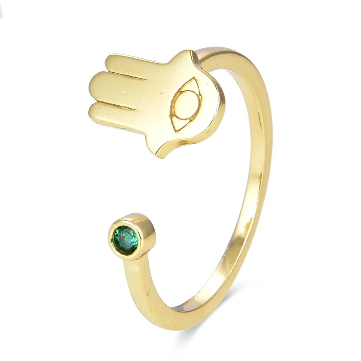 Anillo Nodril Plata De Ley 925 - Nodril VERDE