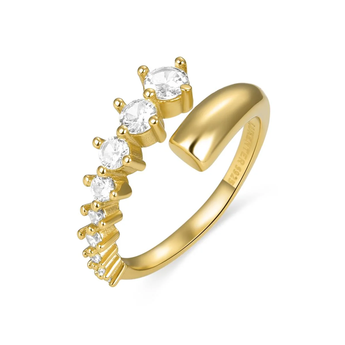 Anillo Nopal Plata De Ley 925 - Nopal BLANCO