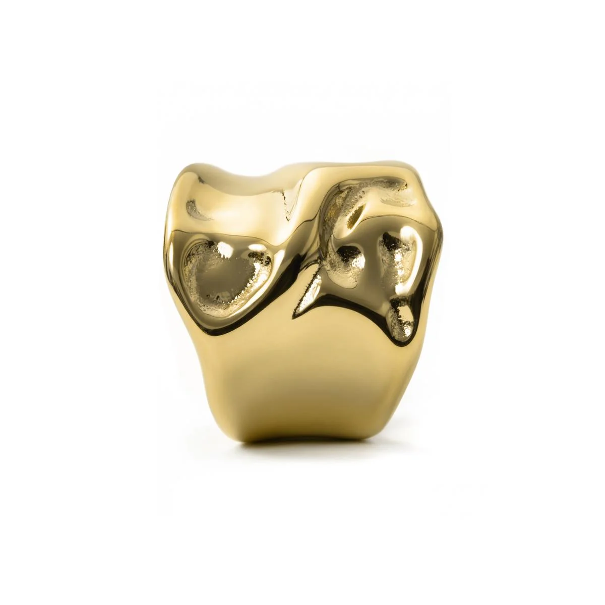 Anillo acabado en oro amarillo de 18k - Suodja - Image 7