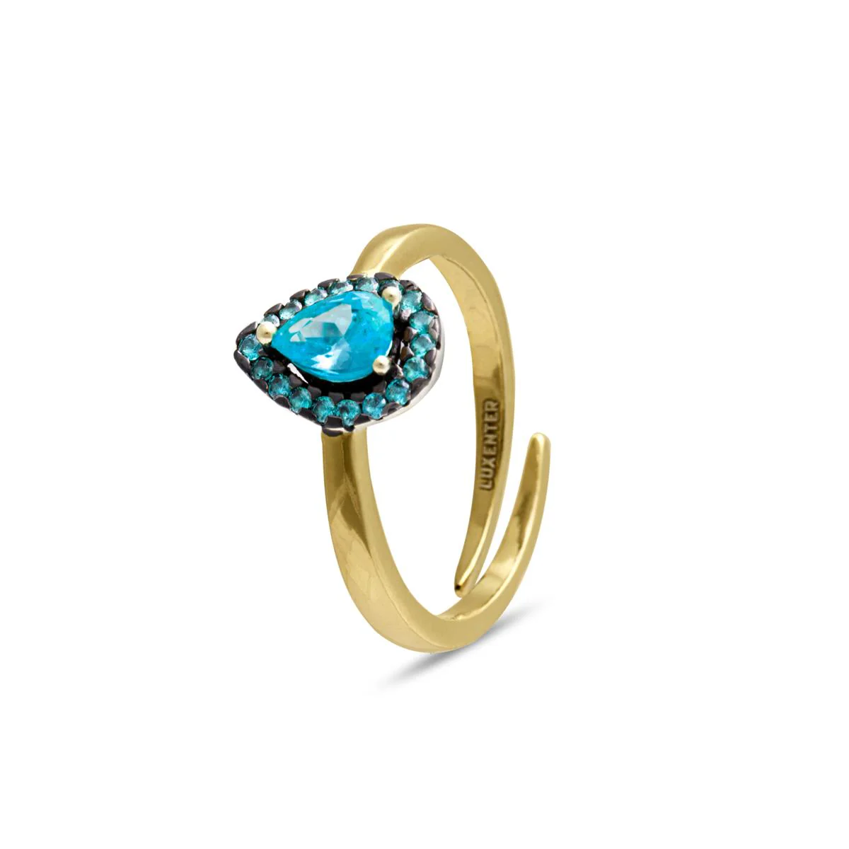 Anillo Osobef Plata De Ley 925 - Osobef AZUL