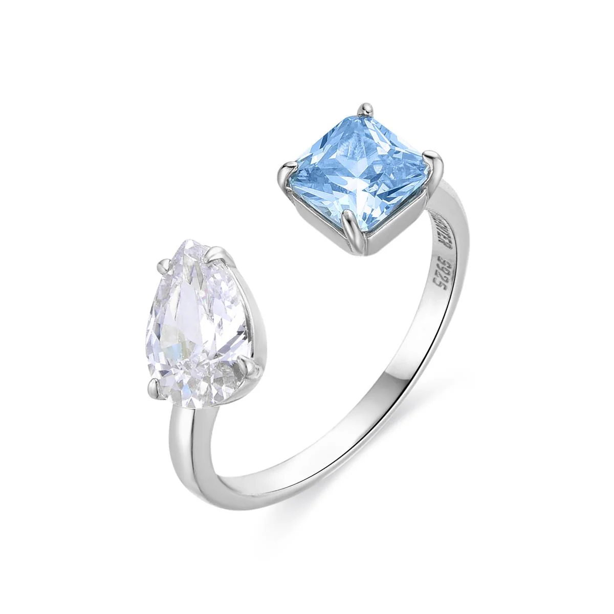 Anillo Oyak Plata De Ley 925 - Oyak AZUL