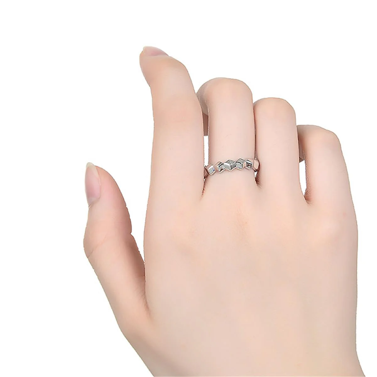 Anillo Pria Plata De Ley 925 - Pria GRIS - Image 2