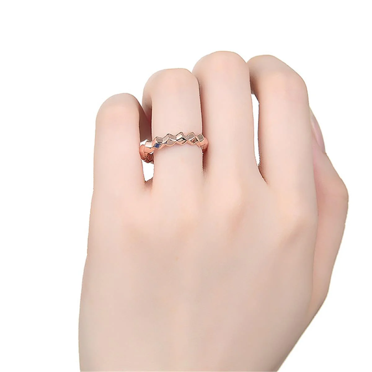 Anillo Pria Plata De Ley 925 - Pria ROSA - Image 2