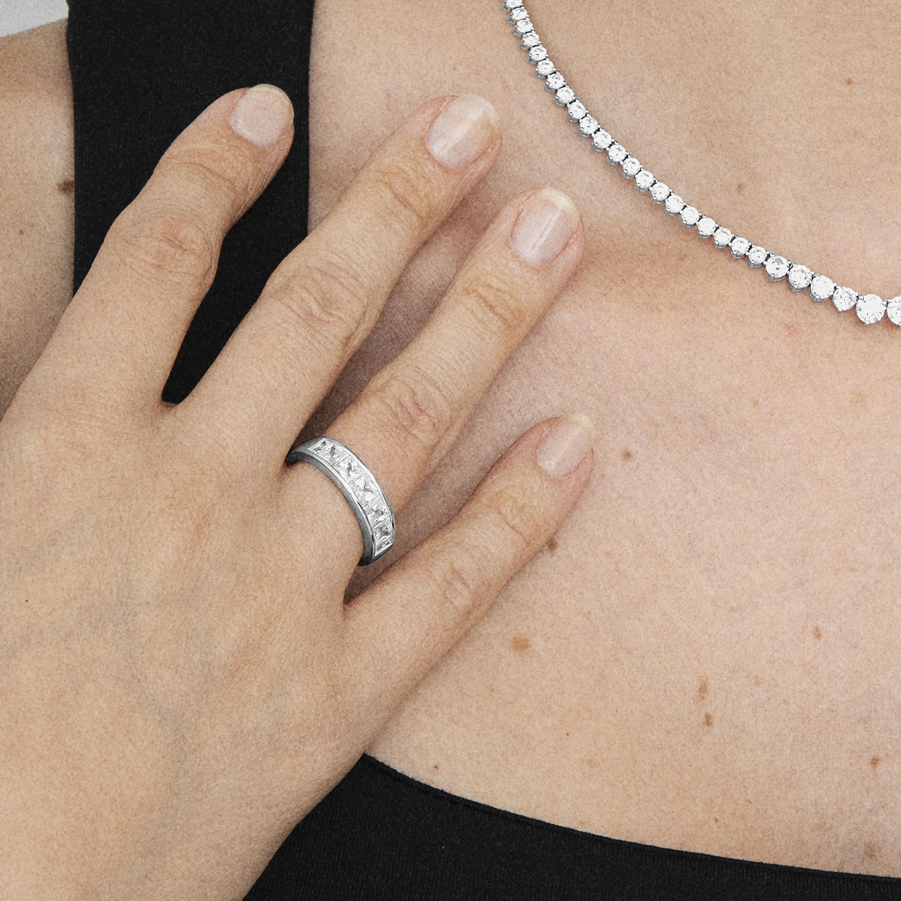 Anillo Princesa Plata de Ley 925 - Image 4