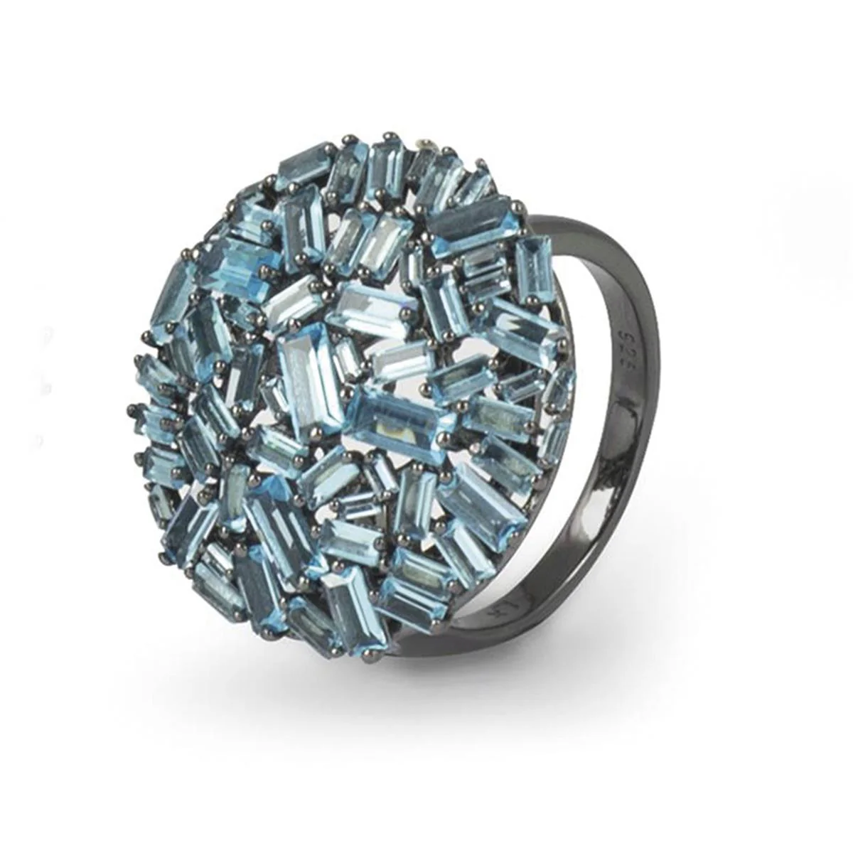 Anillo Puhim Plata De Ley 925 - Puhim AZUL