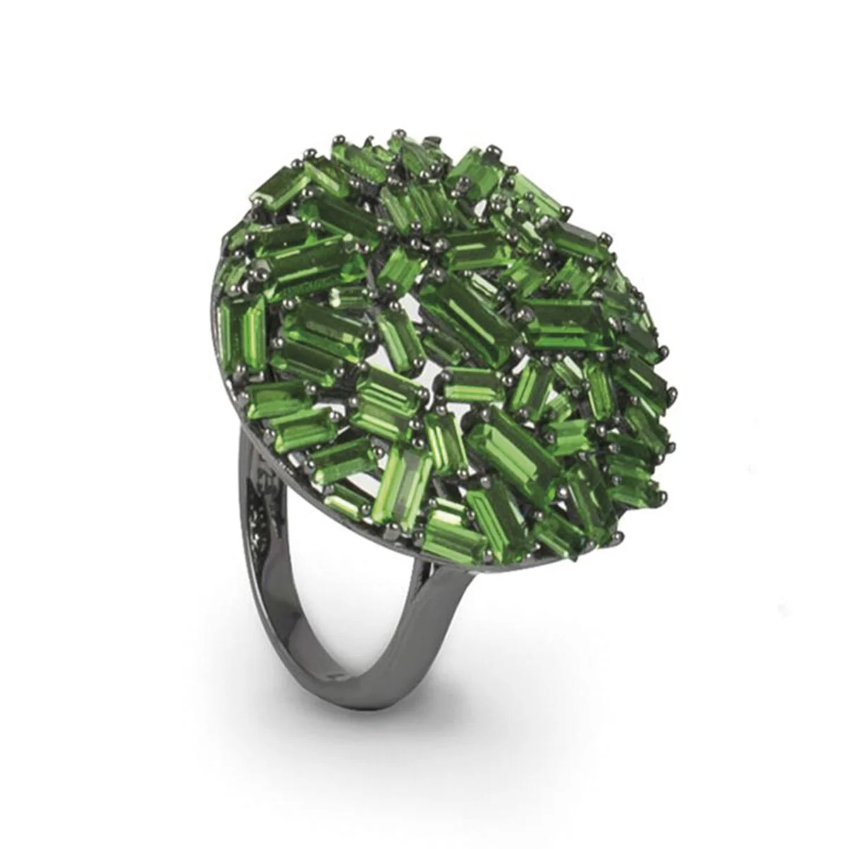 Anillo Puhim Plata De Ley 925 - Puhim VERDE