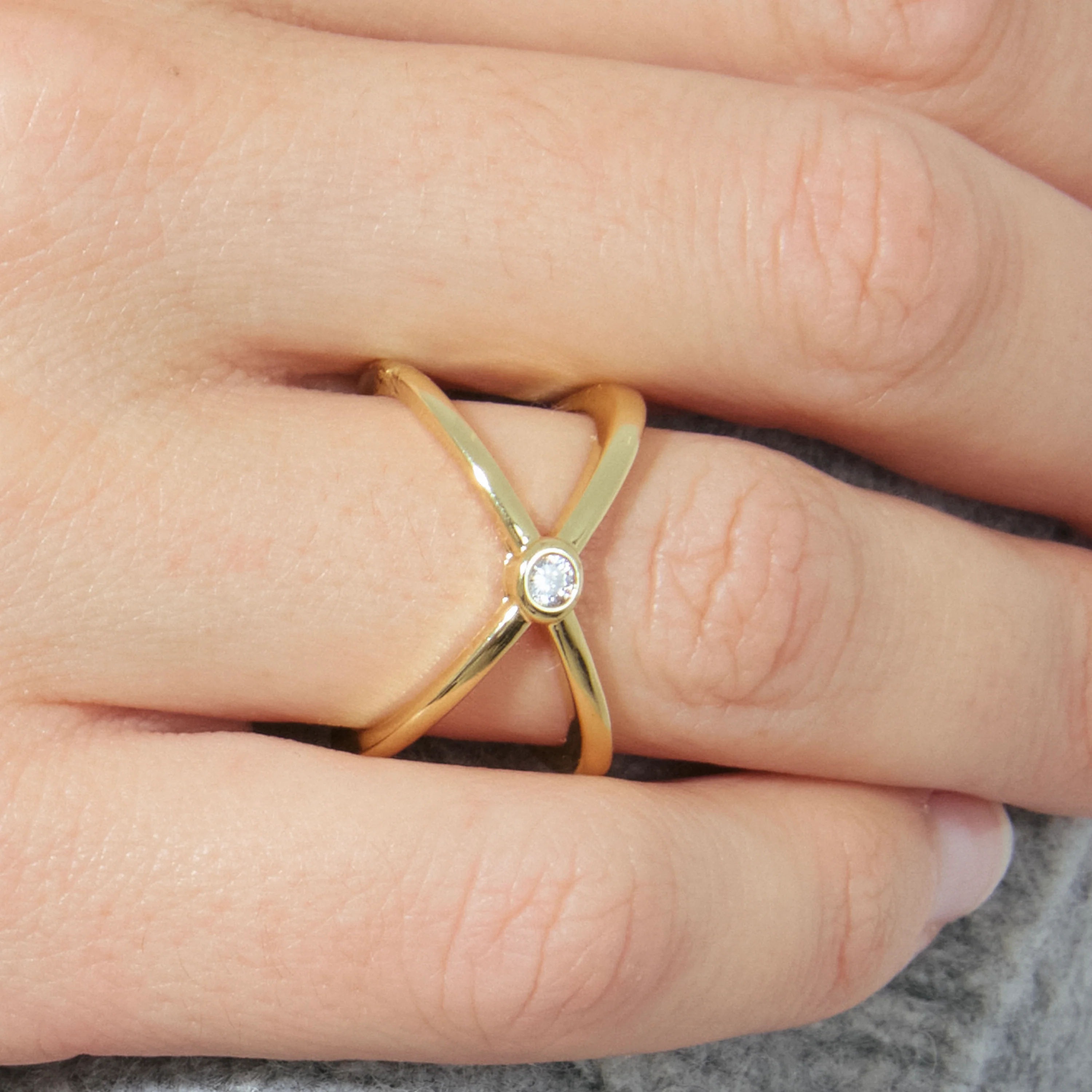Anillo acabado oro 18K - Rai - Image 3