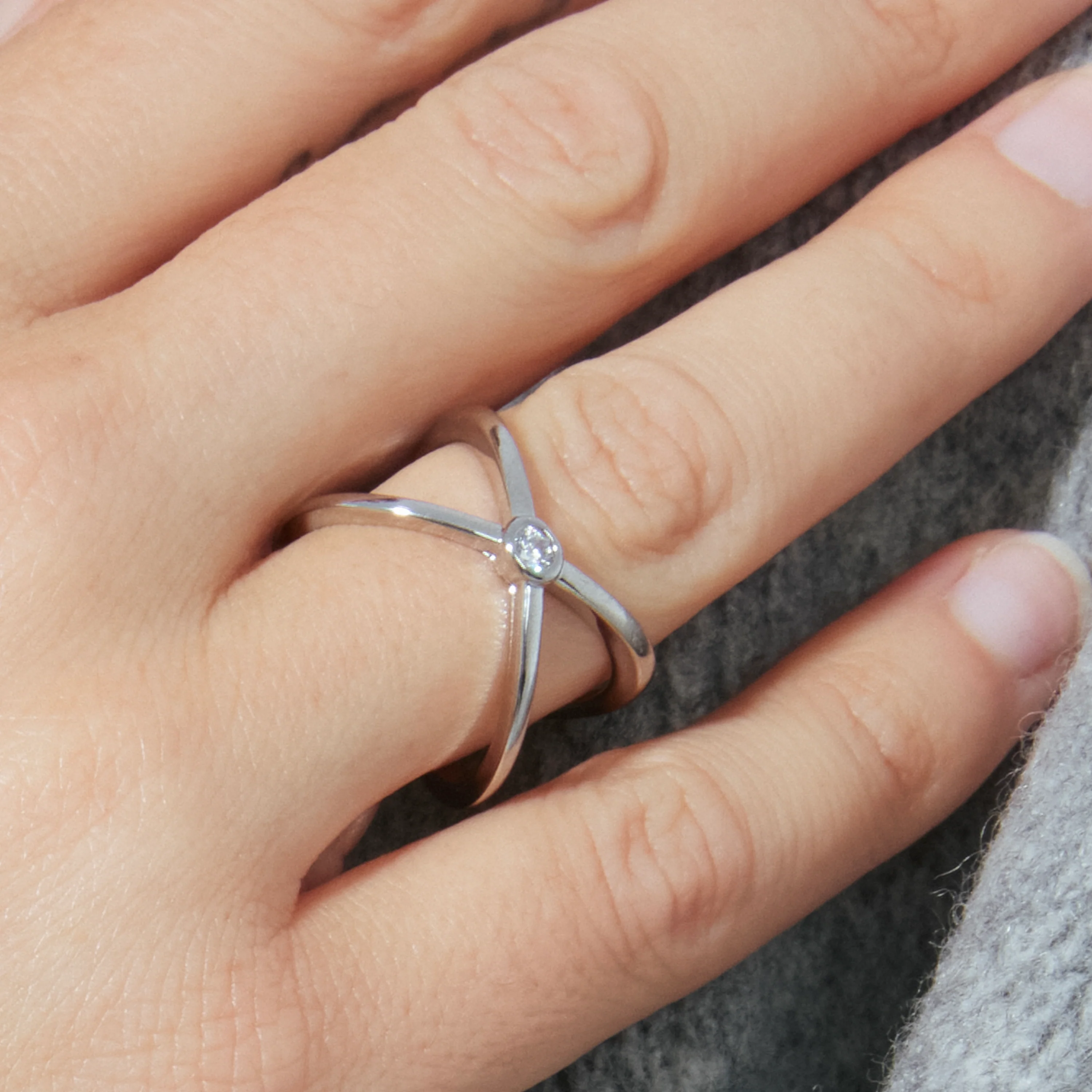 Anillo acabado plata - Rai - Image 3