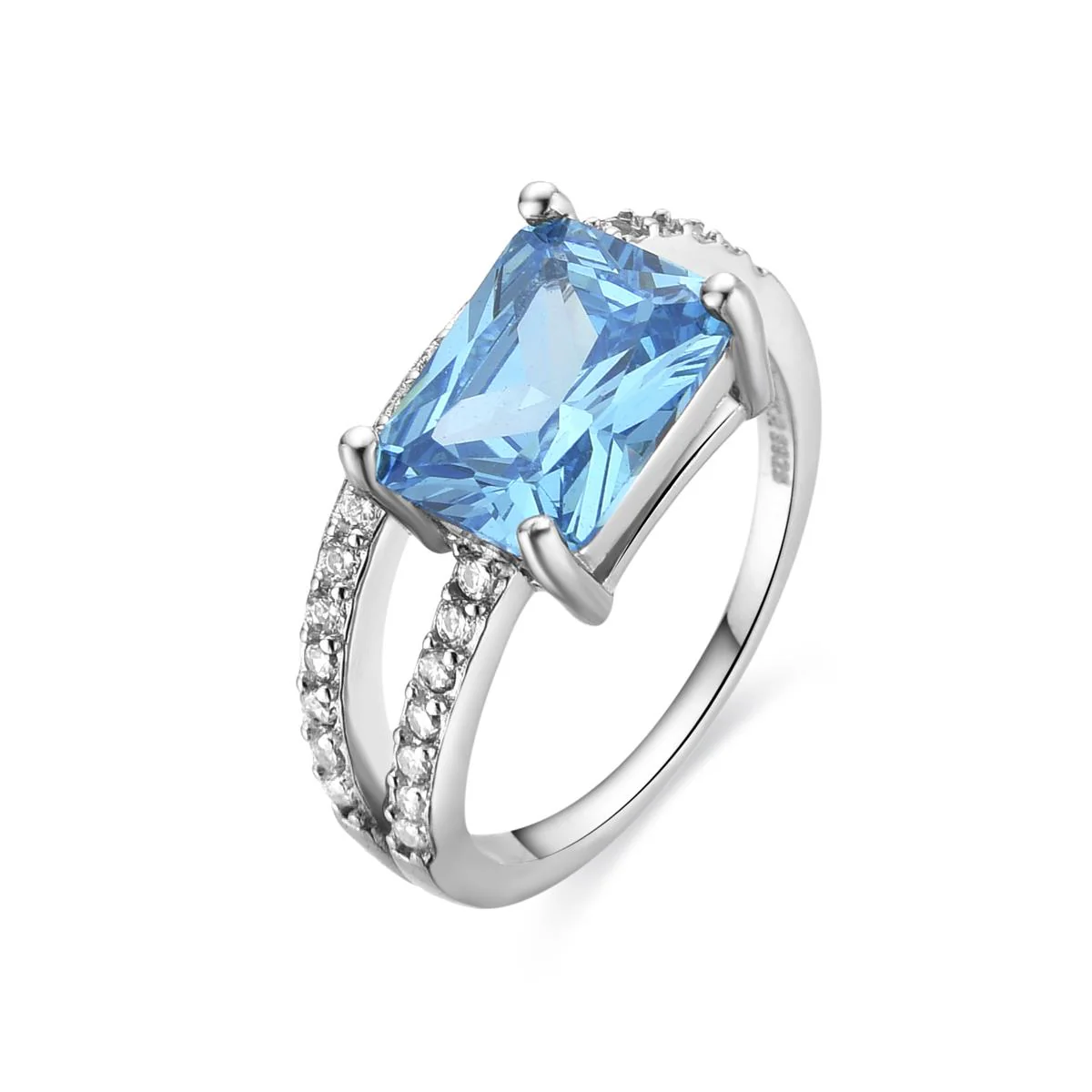 Anillo Rapak Plata de Ley 925 - Rapak AZUL